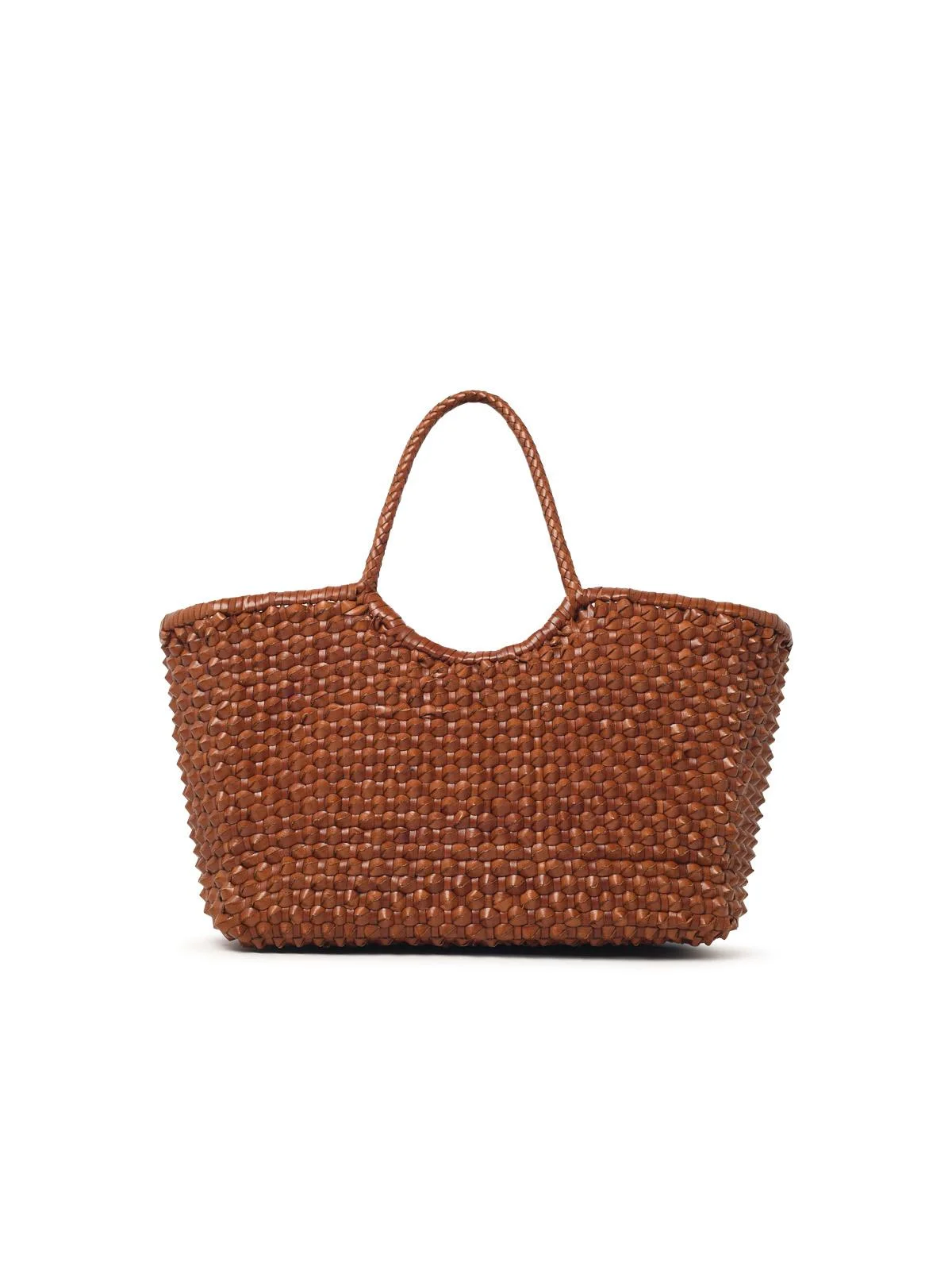 Dragon Diffusion 'Nantucket Cactus' 'Tan - Black Edges' Brown Leather Bag Women - 1