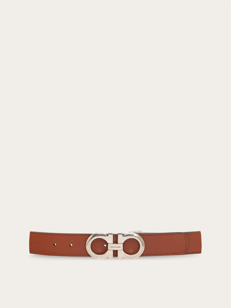 Reversible and adjustable Gancini belt 1