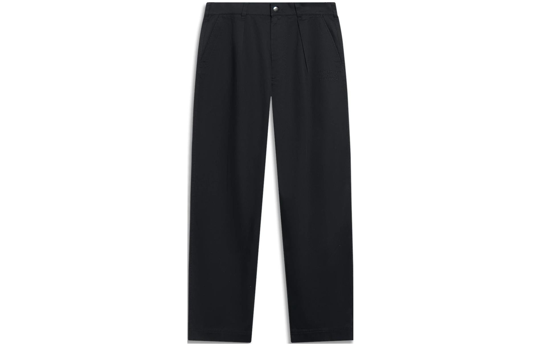Li-Ning Counterflow Graphic Straight Pants 'Black' AYKT559-3 - 2