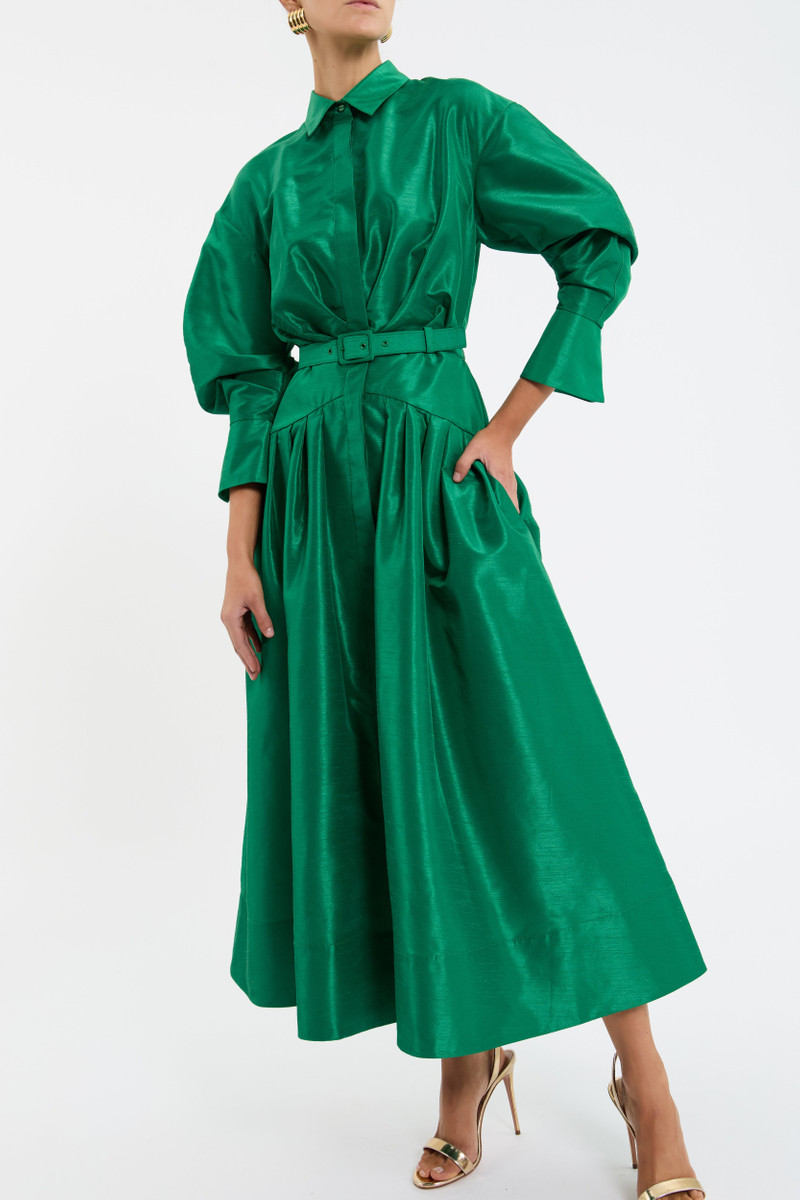 Maple Shirt Midi Dress 5