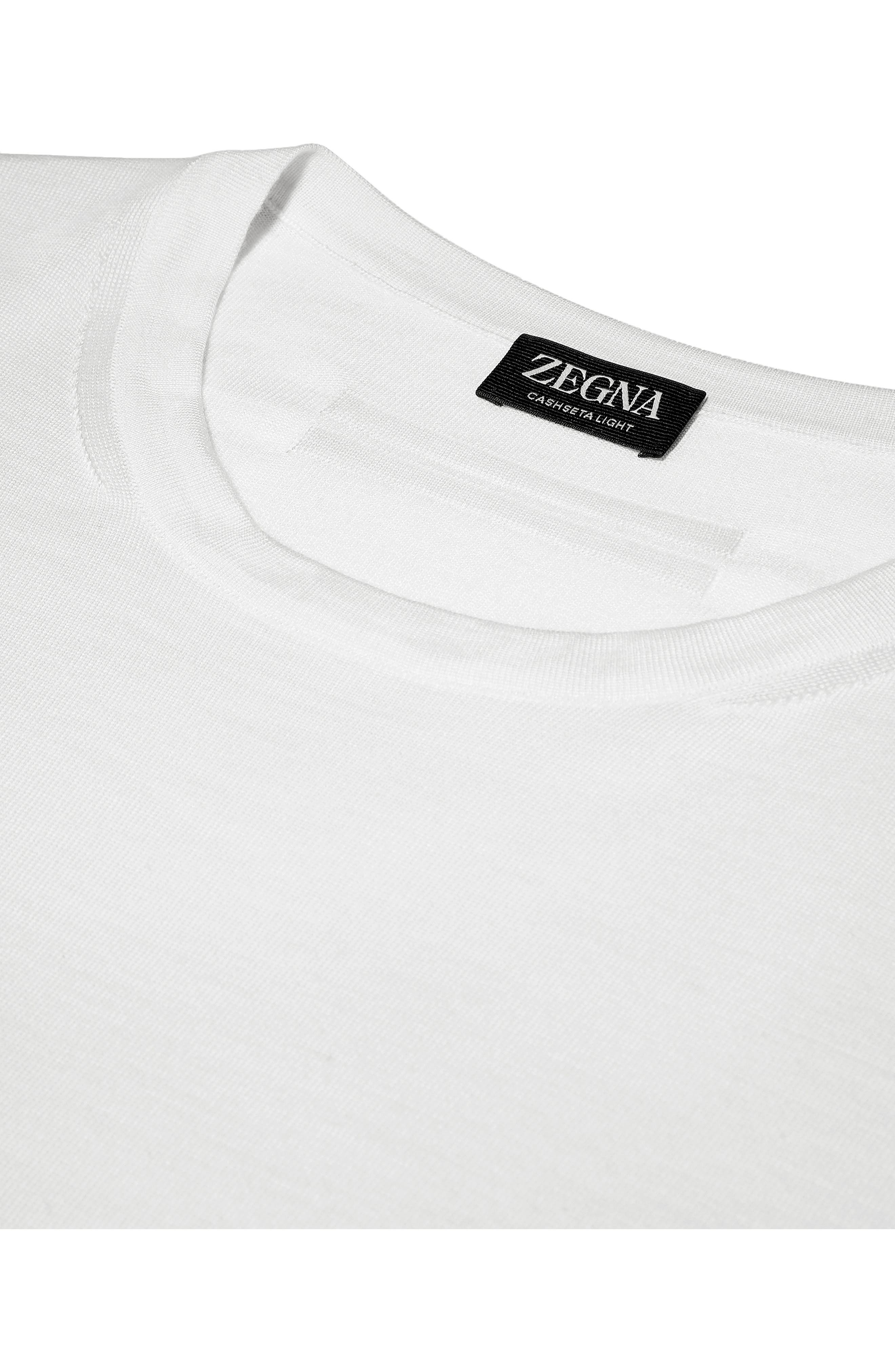 Men's Cashseta Cashmere & Silk Sweater - 4