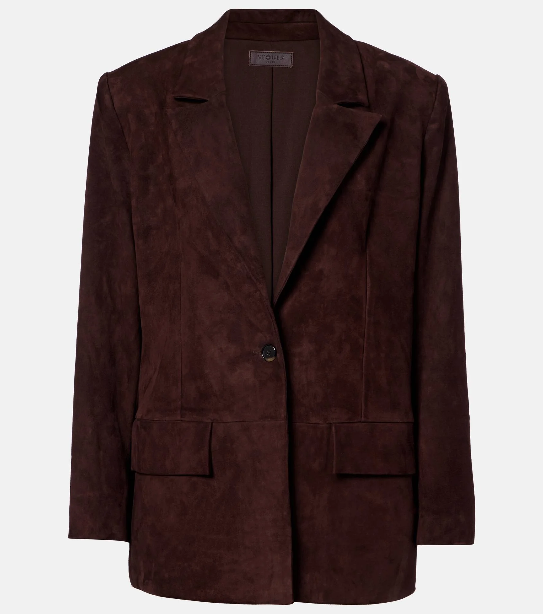 Suede blazer - 1