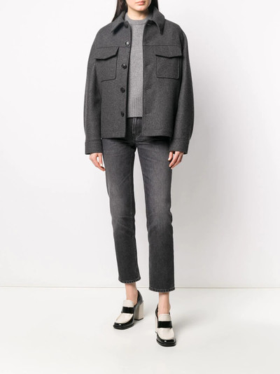 AMI Paris flap pockets buttoned jacket outlook