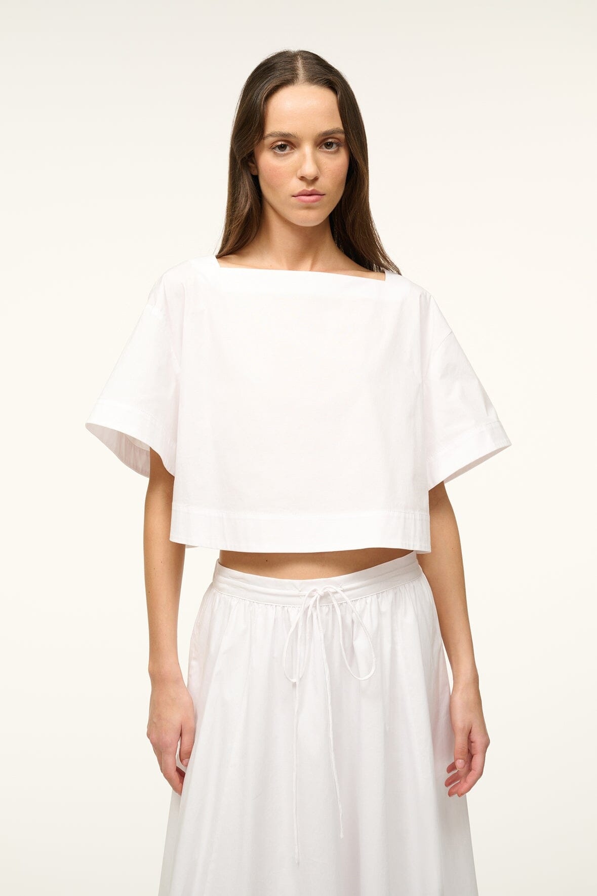 STAUD DAISY TOP WHITE - 1