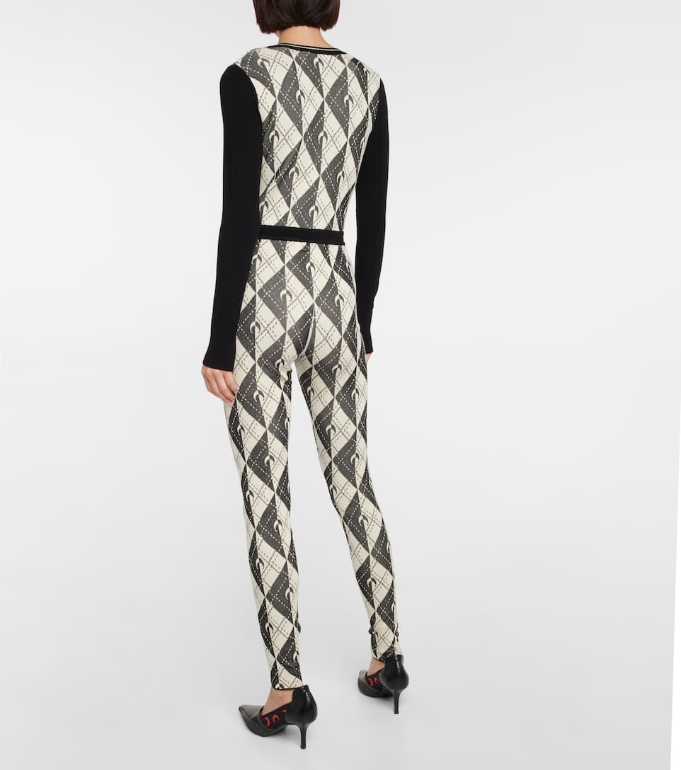 Royal Moon Carreaux knit jumpsuit - 3