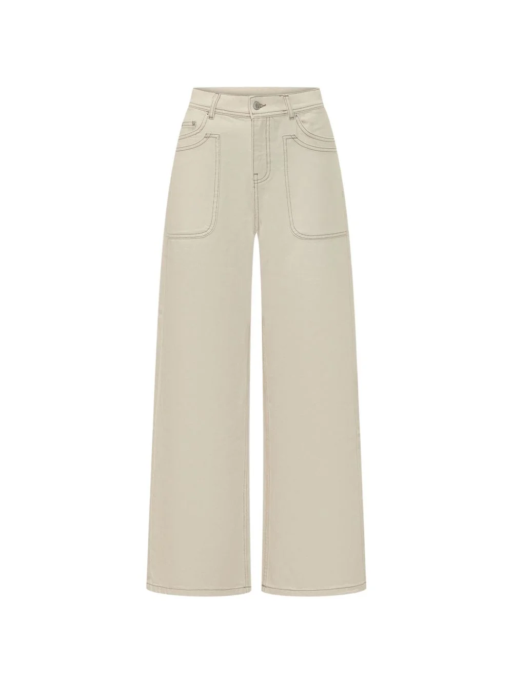 Zoel patch-pocket jeans - 1