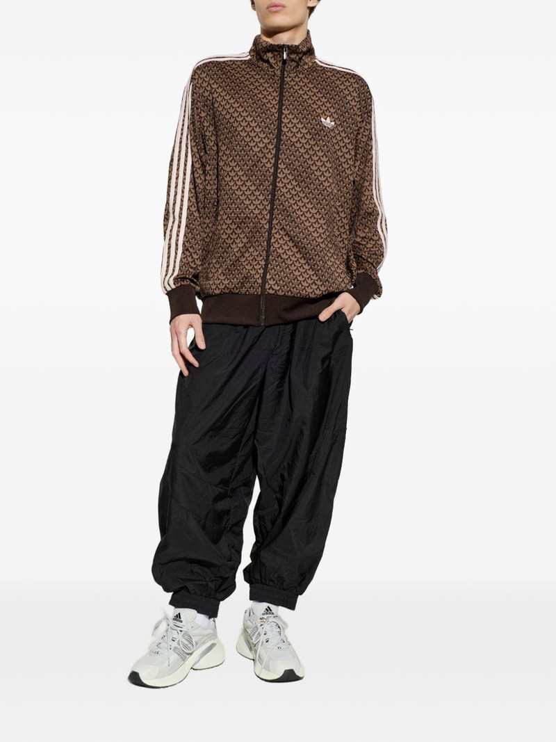 adidas Firebird pattern zipped sweatshirt outlook