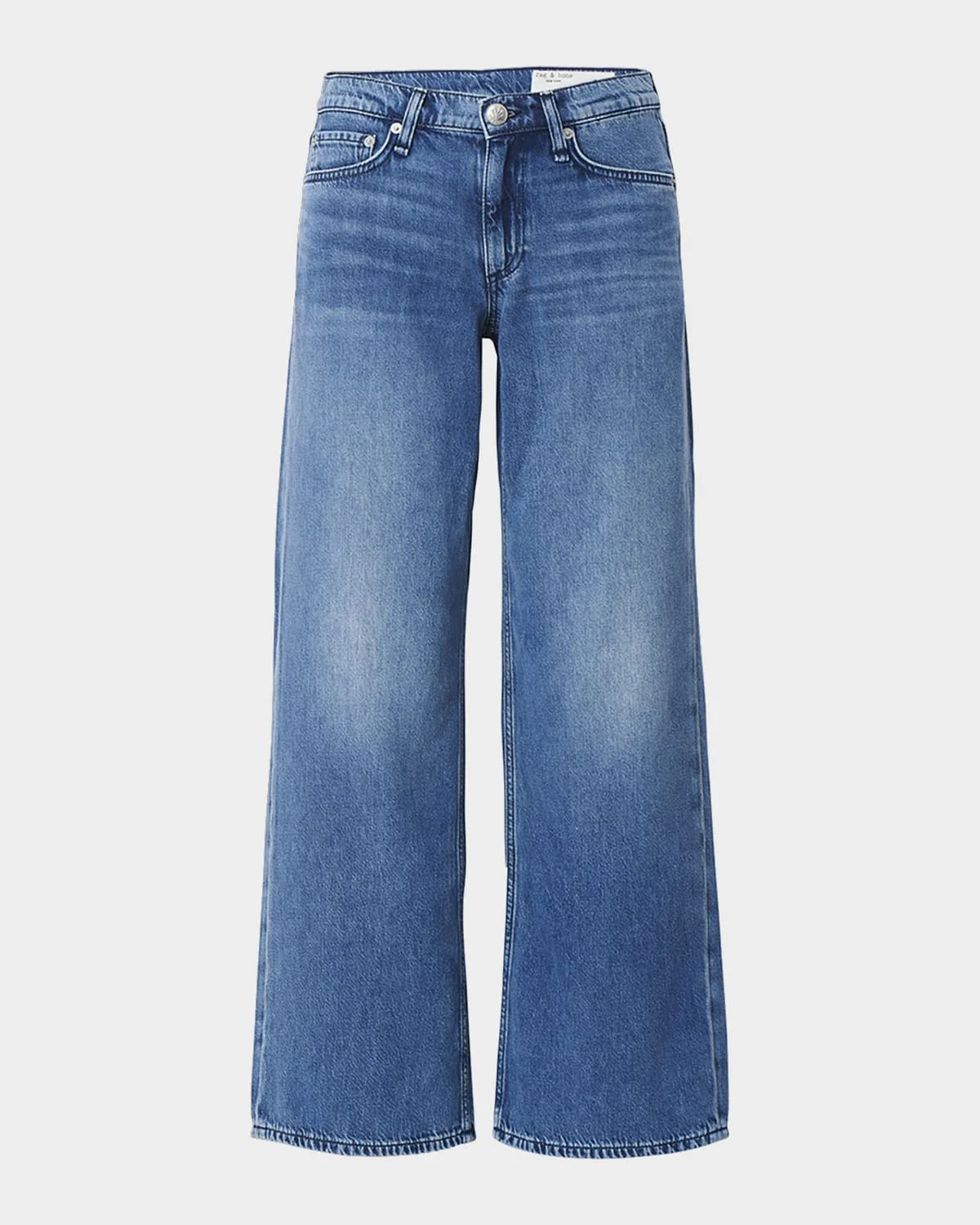 Featherweight Saige Relaxed Straight Ankle Jeans - 1