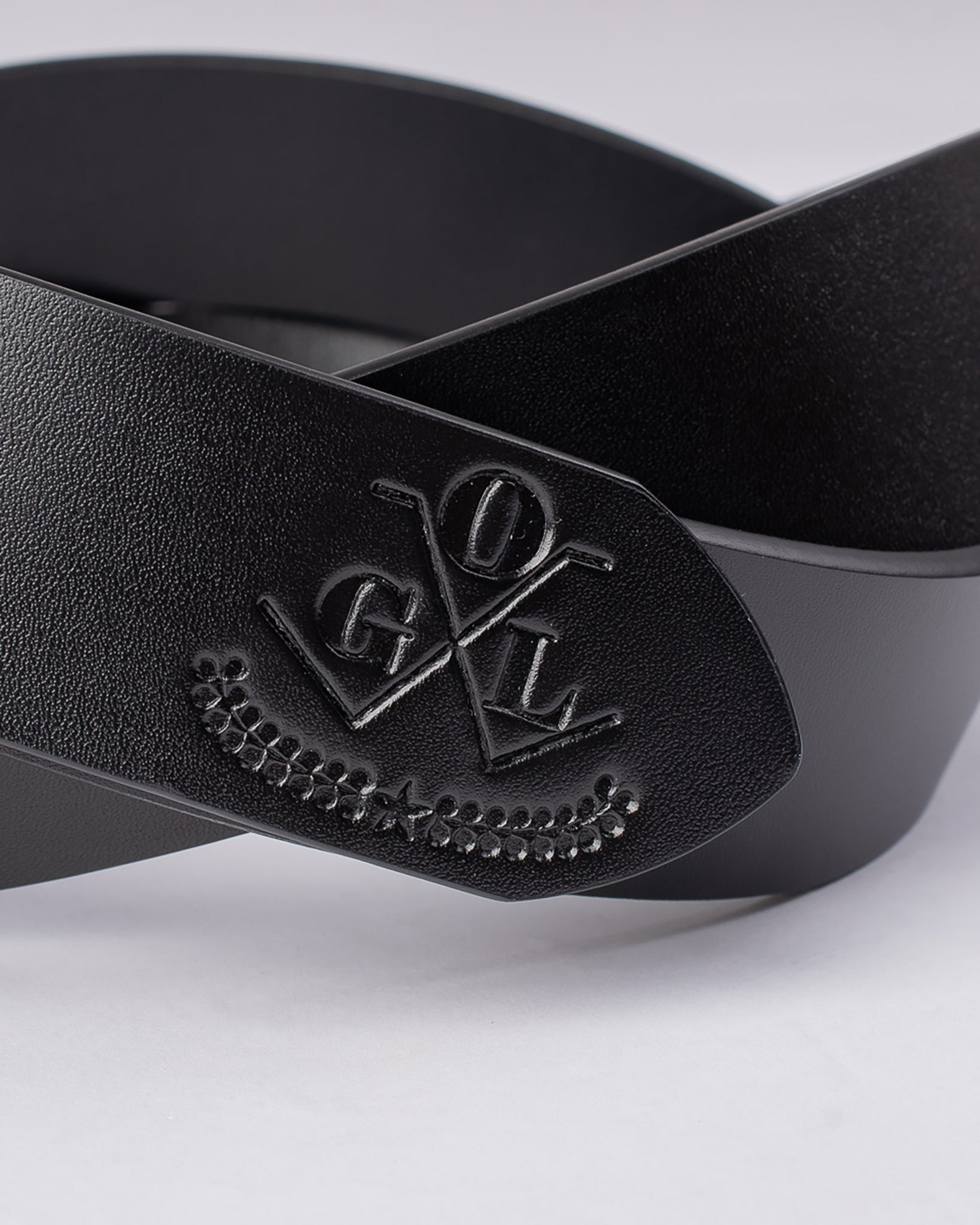 OGL-BELT-FULL-VTG-BLK OGL Vintage Buckle Leather Belt - Black - 4
