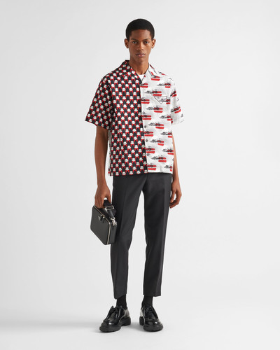 Prada Double Match stretch cotton shirt outlook