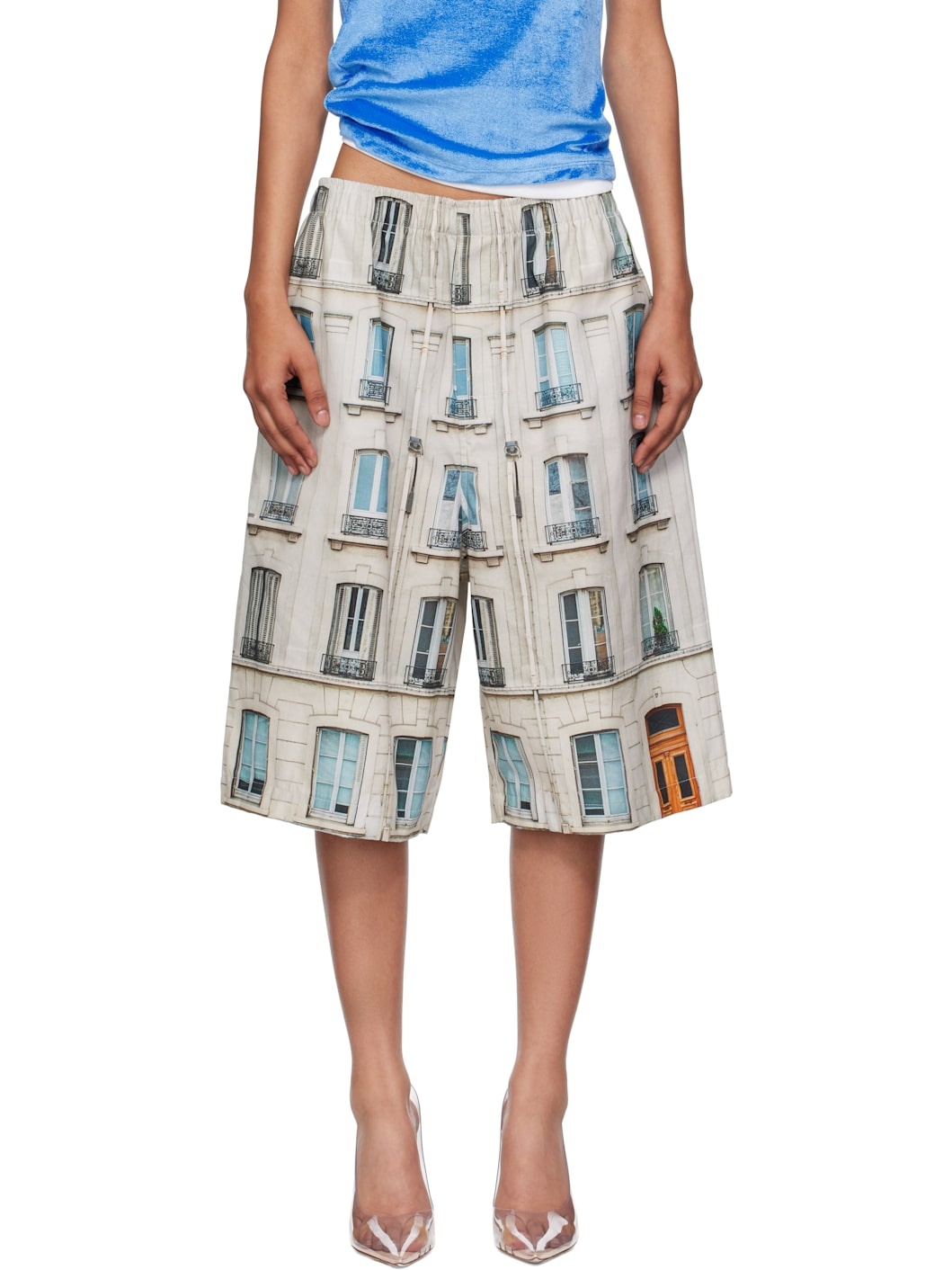 Multicolor 'Building' Boxer Shorts - 1