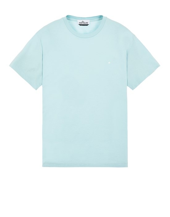 21213 COTTON JERSEY_GARMENT DYED AQUA - 1