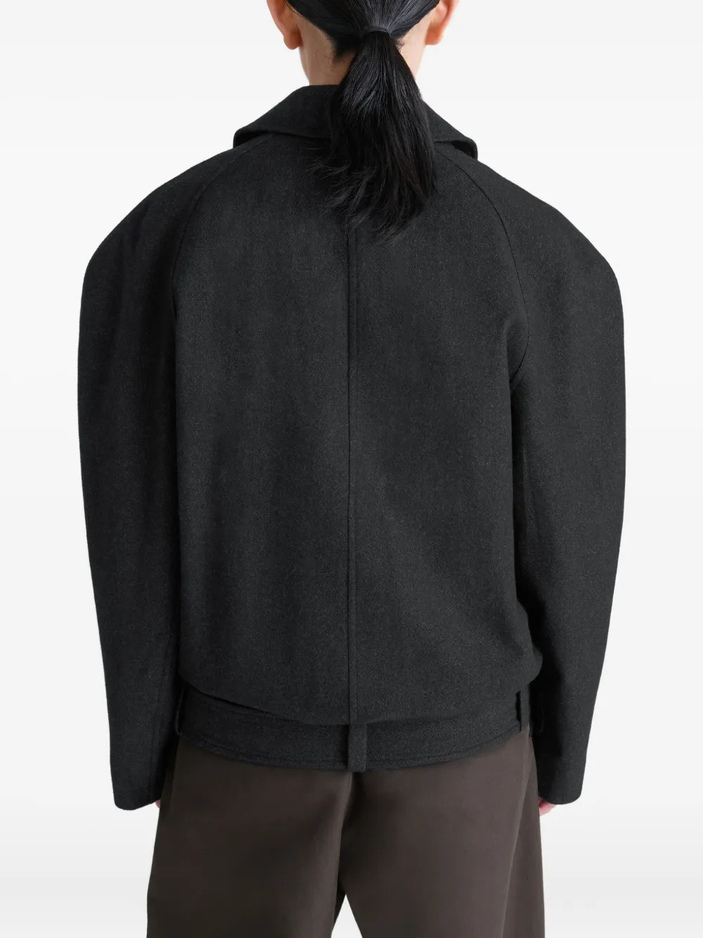 LEMAIRE - Women Raglan Sleeve Short Coat - 3
