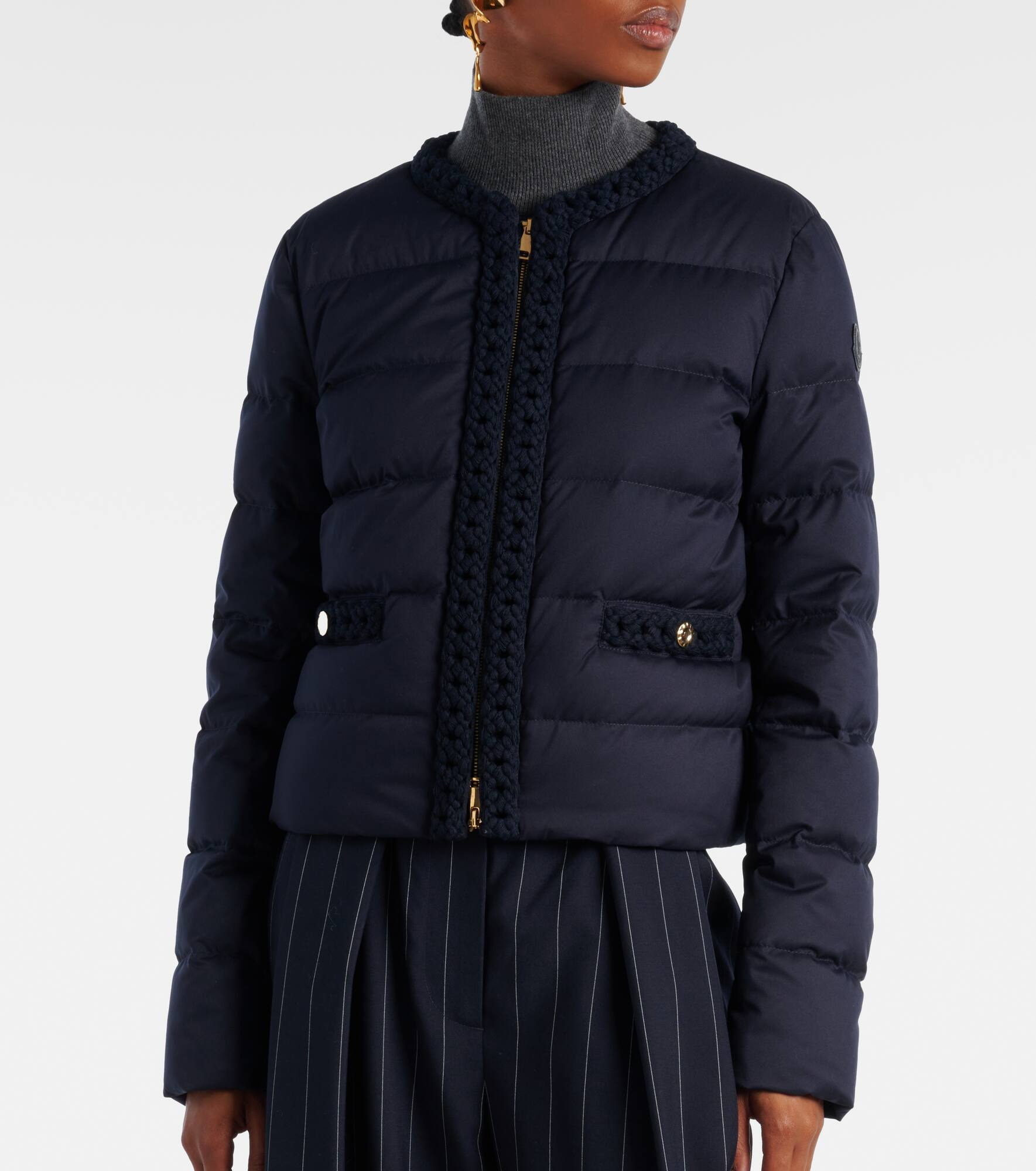 Quilted down jacket - 6