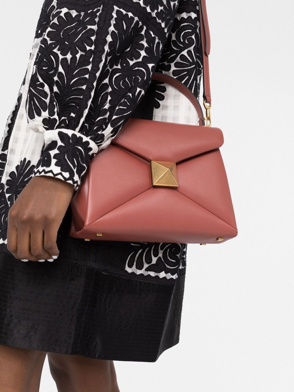 One Stud leather tote bag - 3