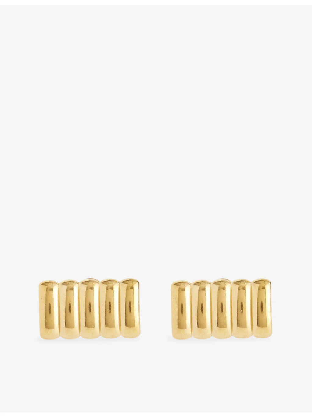 Clemmie Maxi 18ct Gold PVD Plated Stainless-Steel Earrings - 1