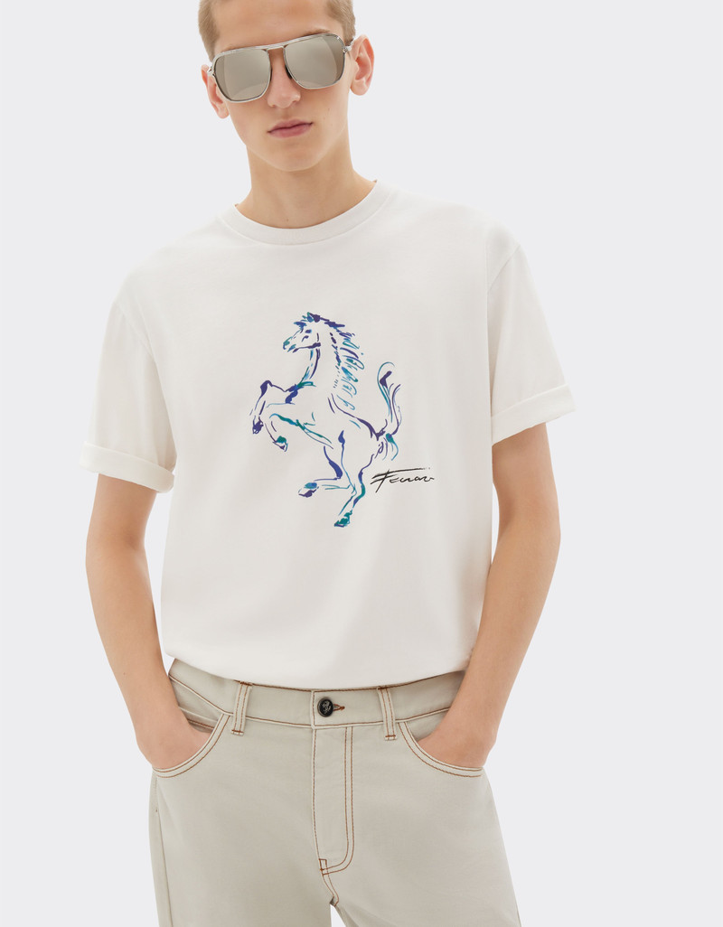 T-shirt with Prancing Horse graphic 5