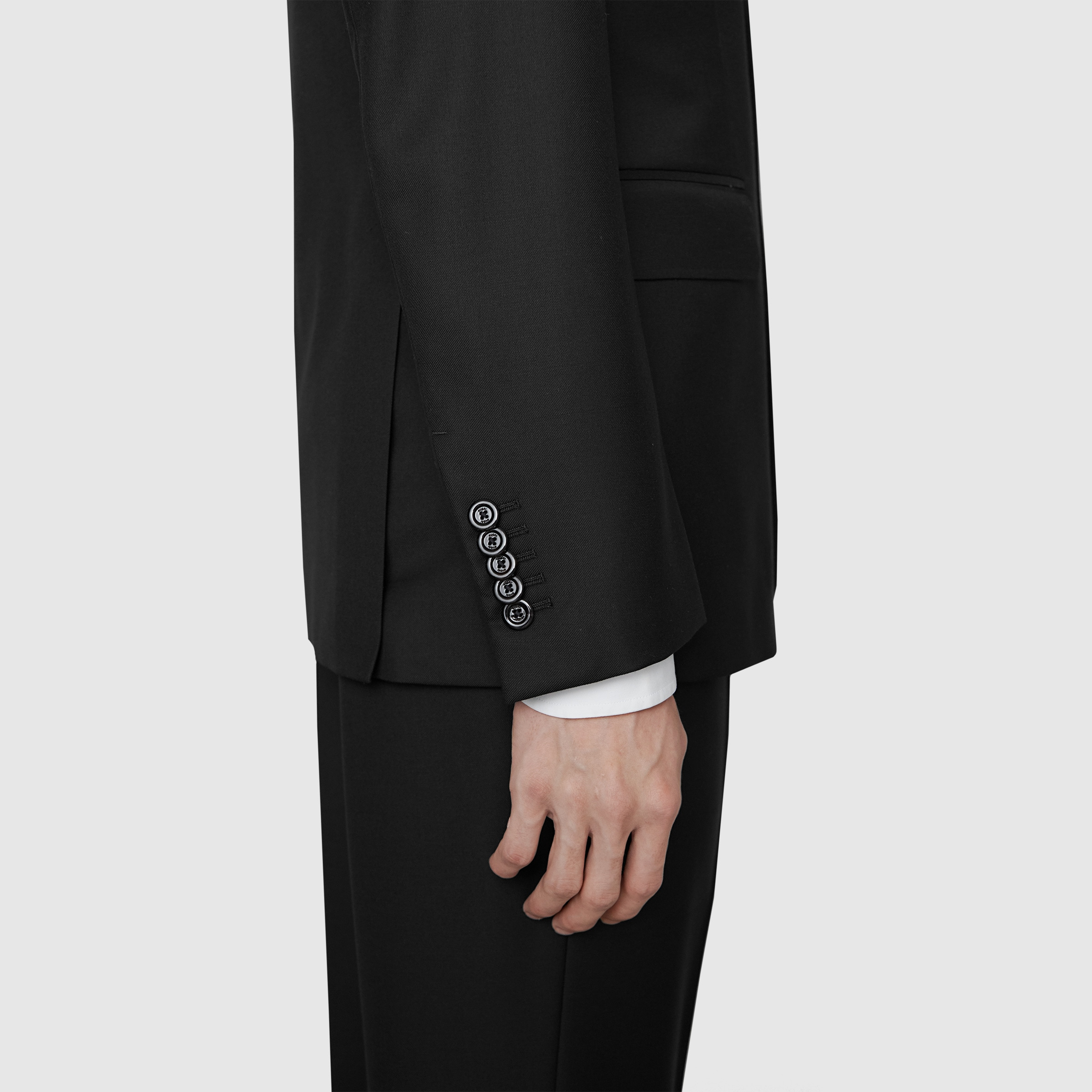 Straight fit wool suit - 12