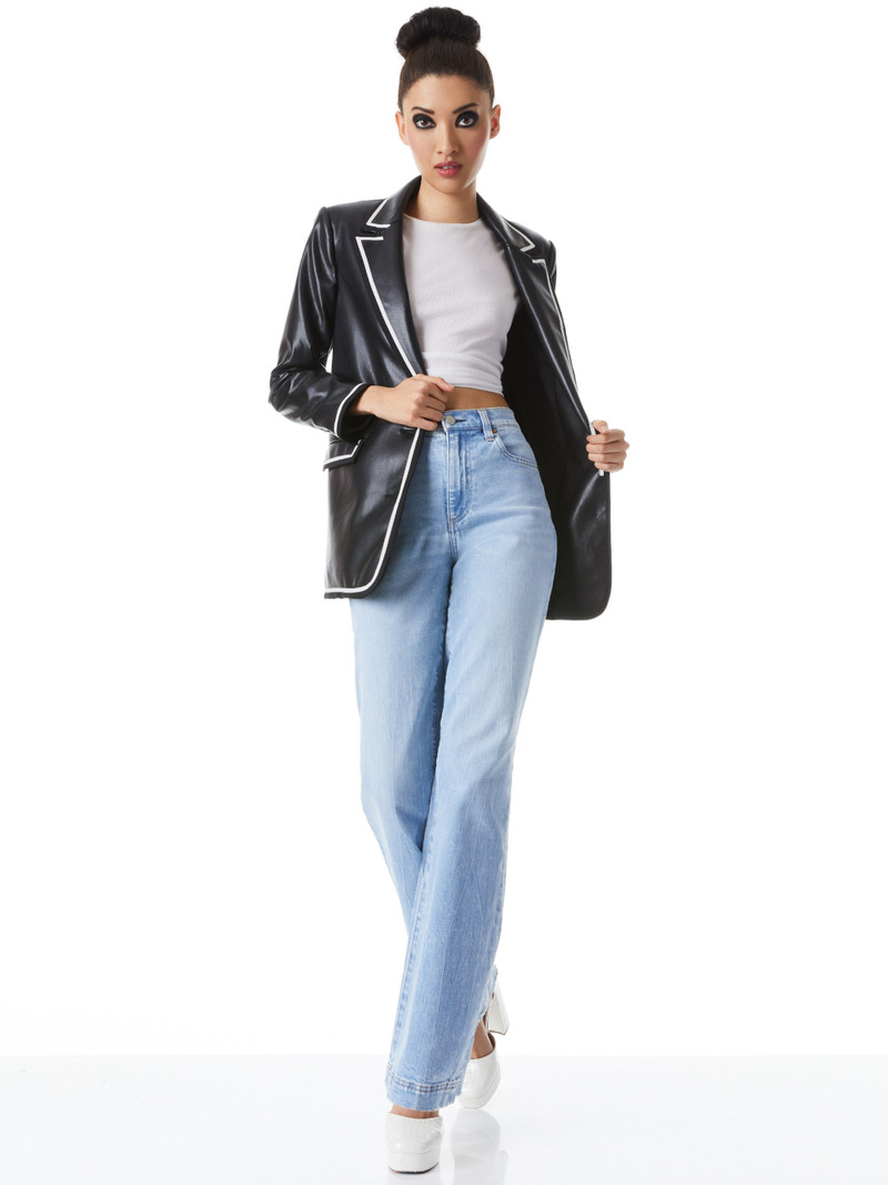 ELNA VEGAN LEATHER BLAZER 6