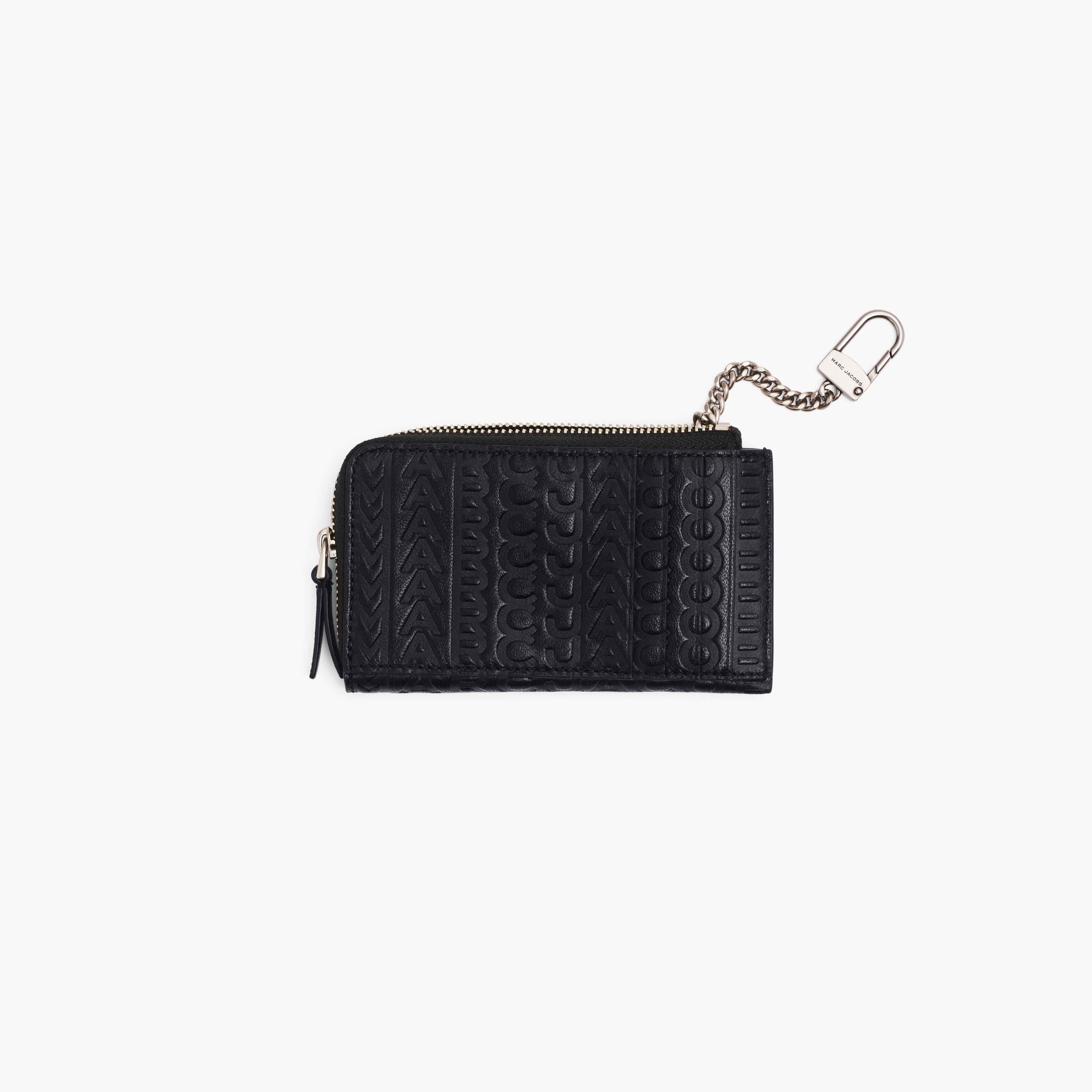 THE MONOGRAM DEBOSSED J MARC TOP ZIP MULTI WALLET - 3