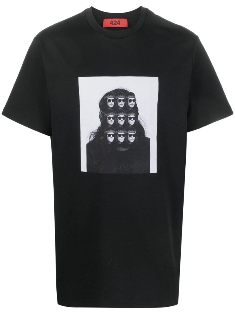 graphic print T-shirt - 1