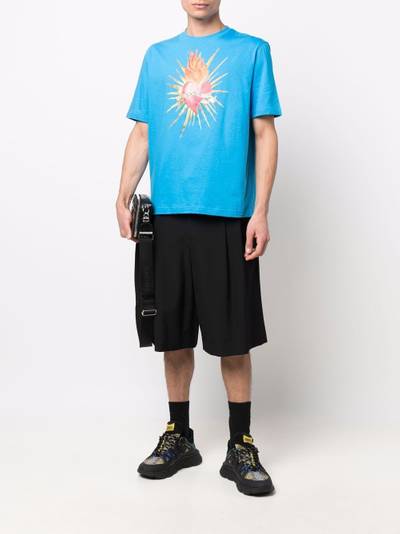 Lanvin heart print T-shirt outlook