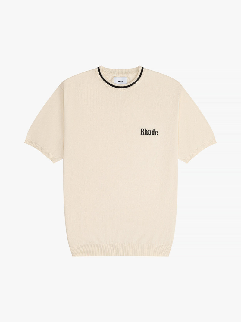 RHUDE LOGO KNIT TEE - 1