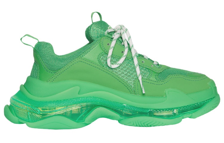(WMNS) Balenciaga Triple S 'Clear Sole - Green' 544351W2GA13510 - 2