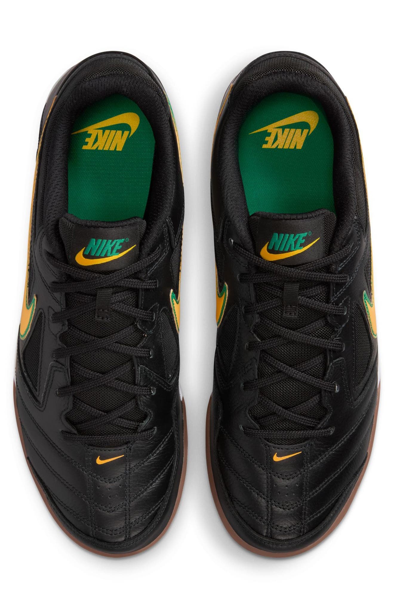 Nike Gato Soccer Sneaker in Black/Maize/White/Brown at Nordstrom - 3