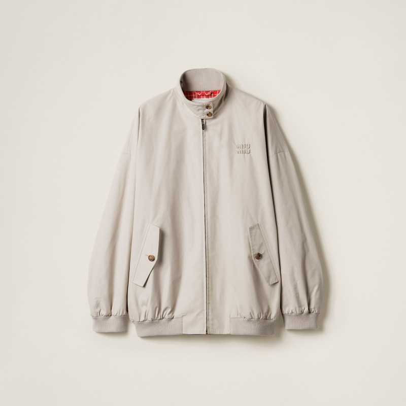 Panama cotton blouson jacket 1