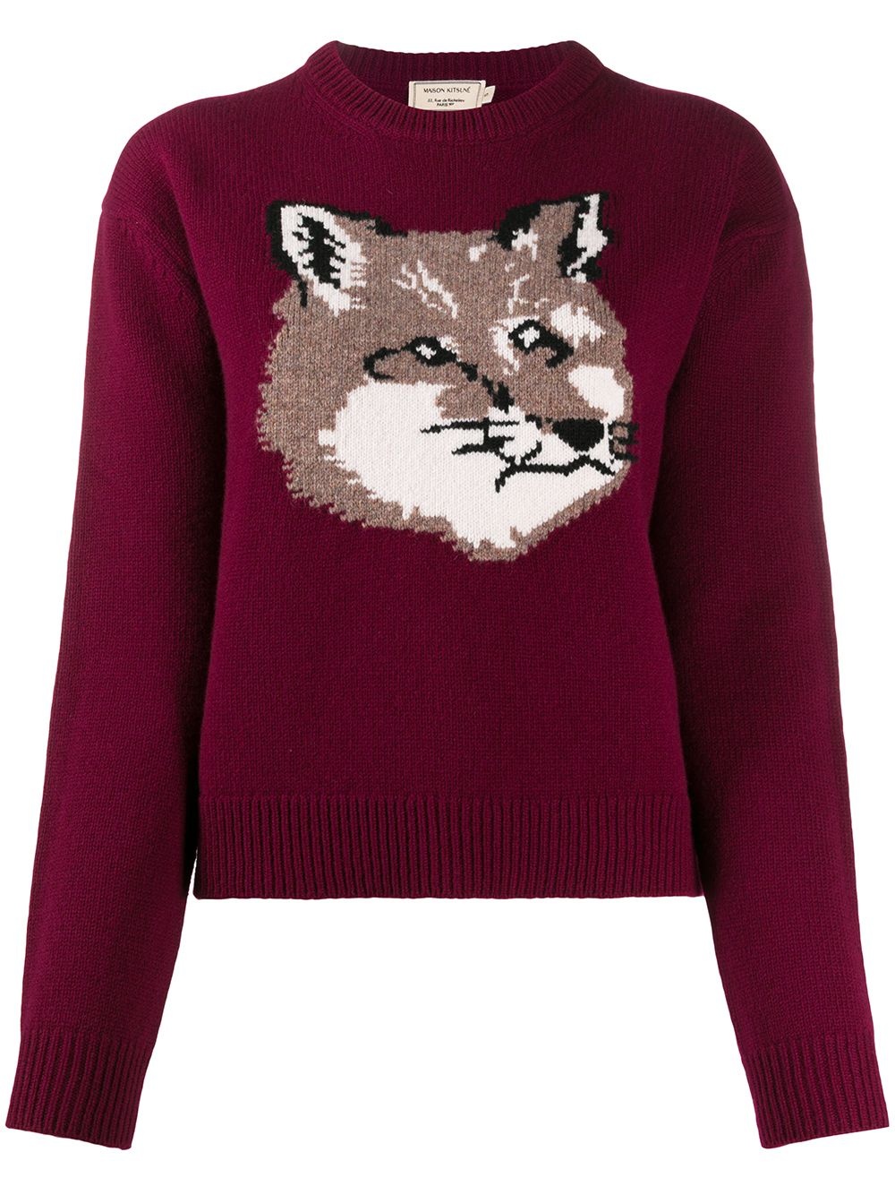 embroidered fox jumper - 1