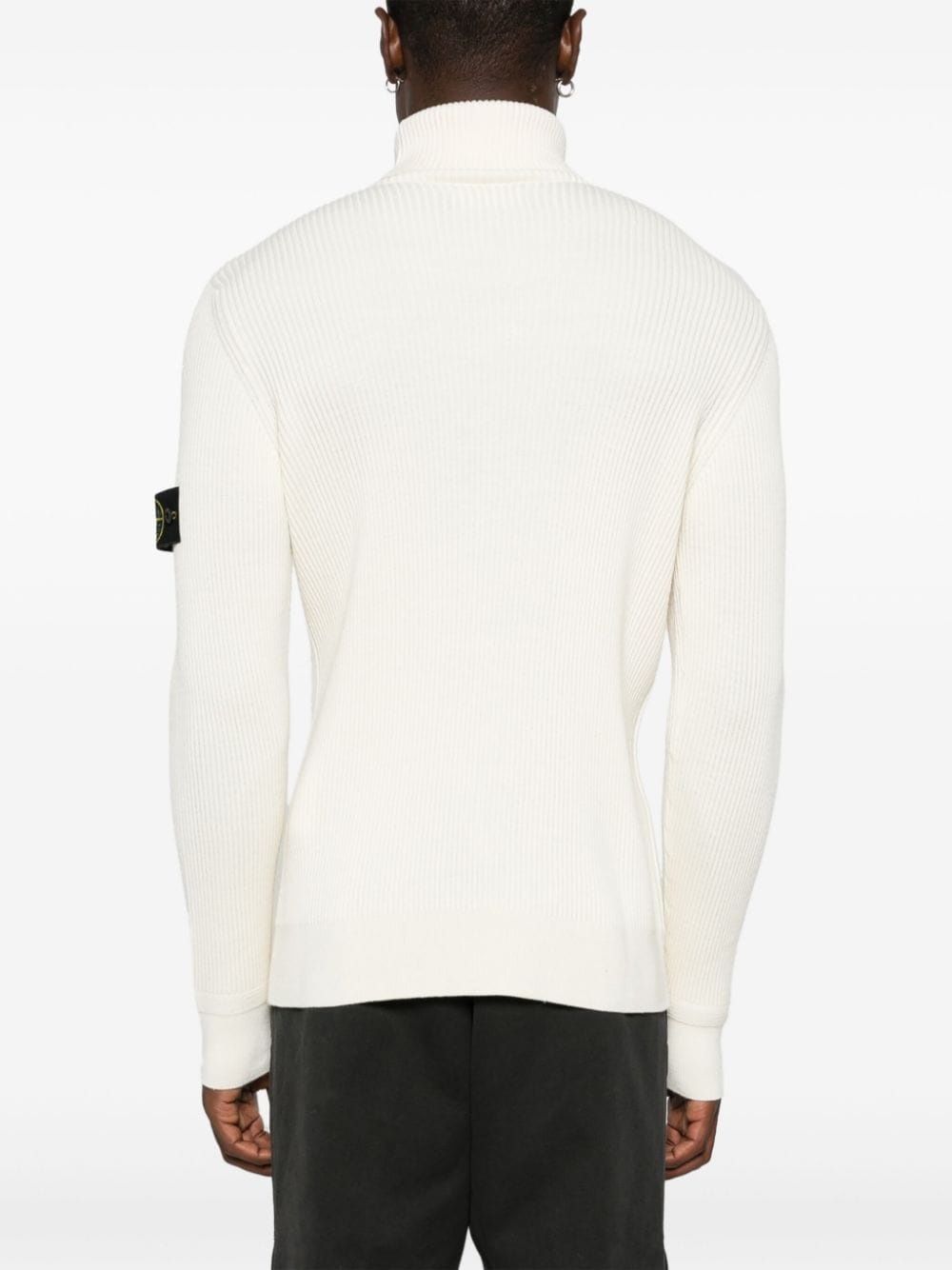 ribbed-knit virgin wool sweater - 4