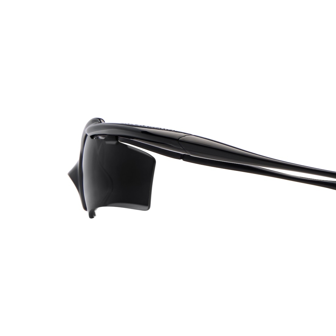Turbo Rectangle Sunglasses  in Black - 5