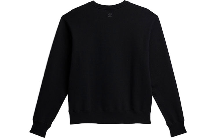 adidas originals x Fei Dong Pw Bas Crew Sports Ribbed Round Neck Pullover Unisex Black GT4329 - 2
