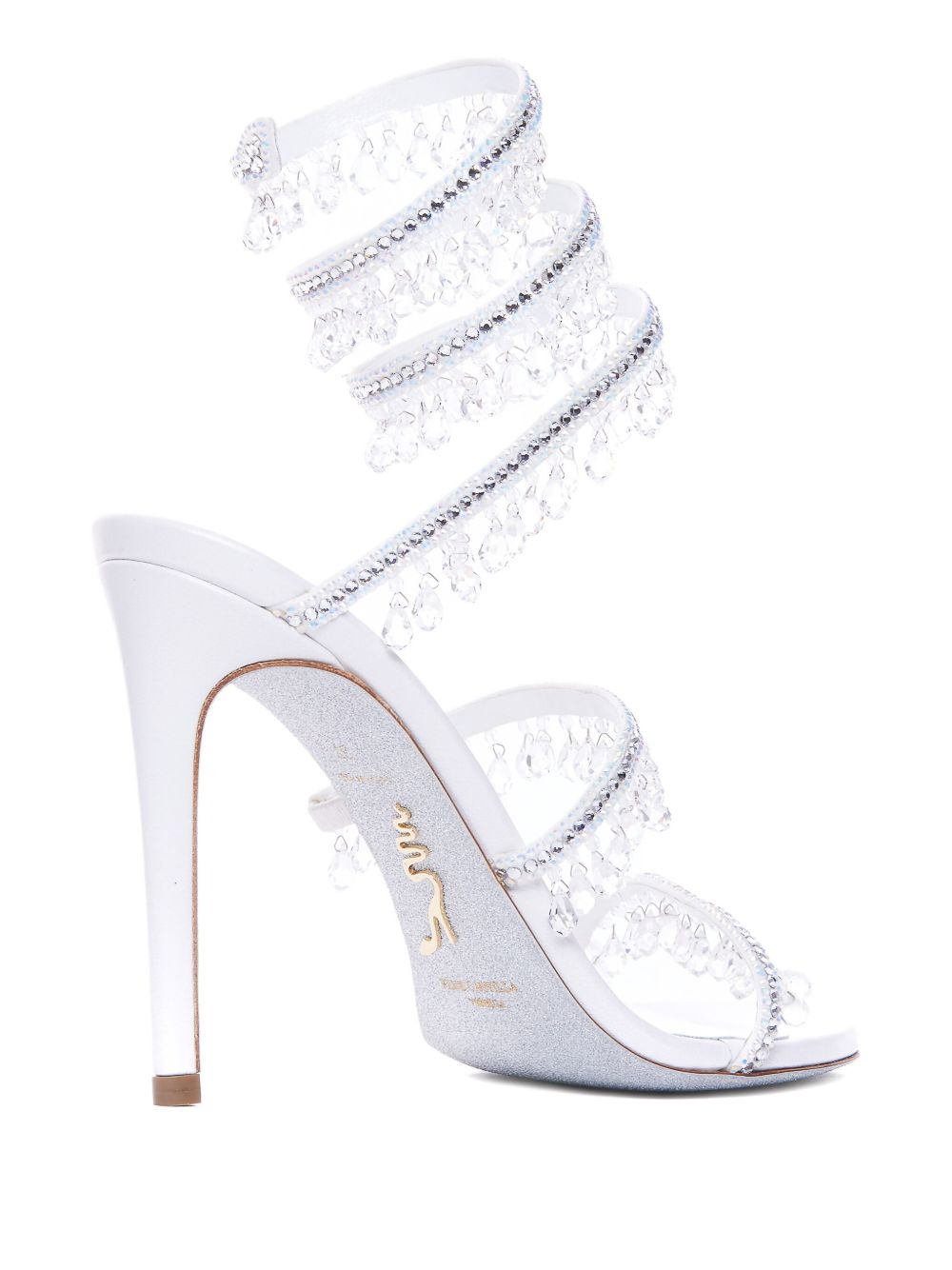 105mm leather sandals - 3