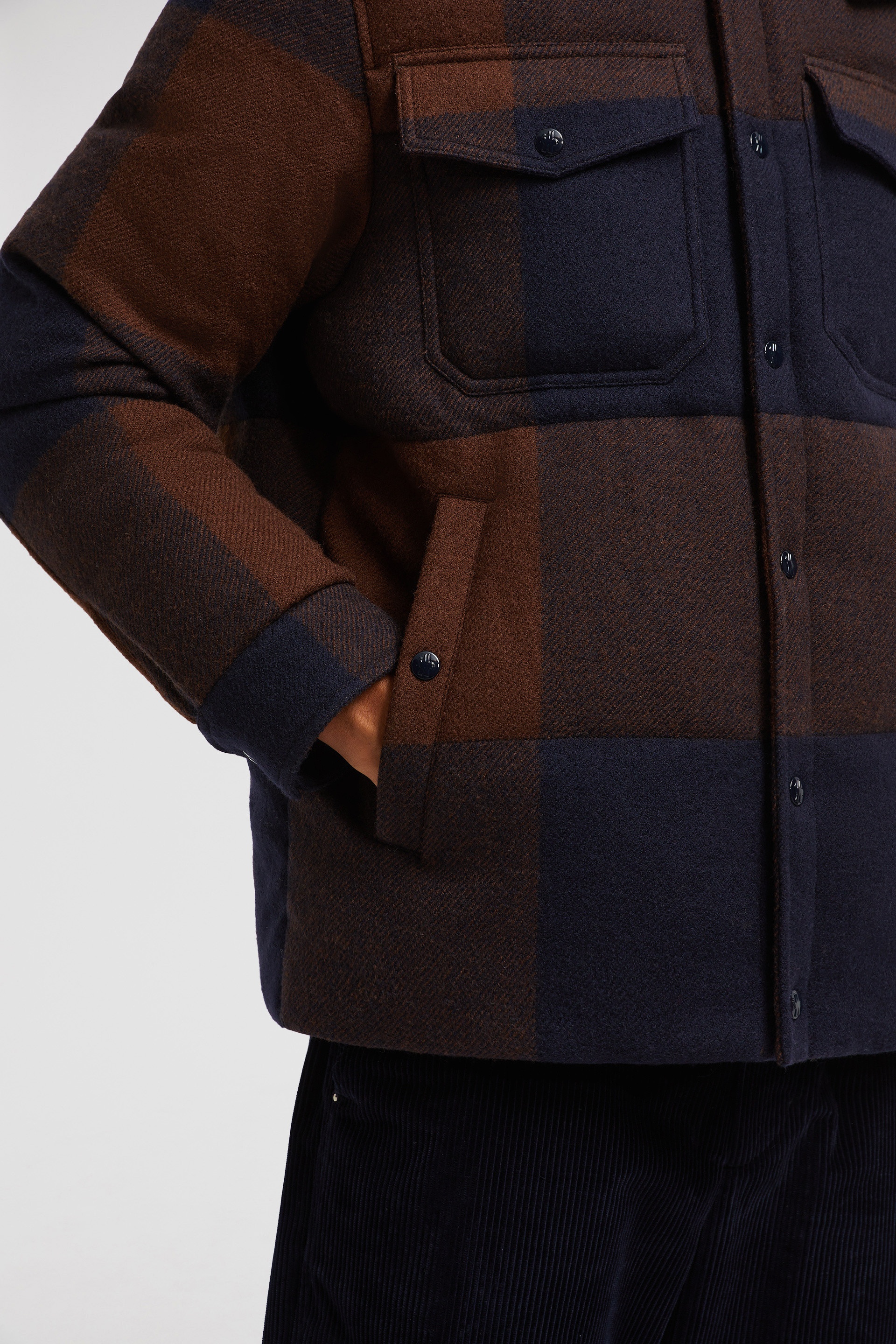 Ladurns Hooded Wool Down Shirt Jacket - 6