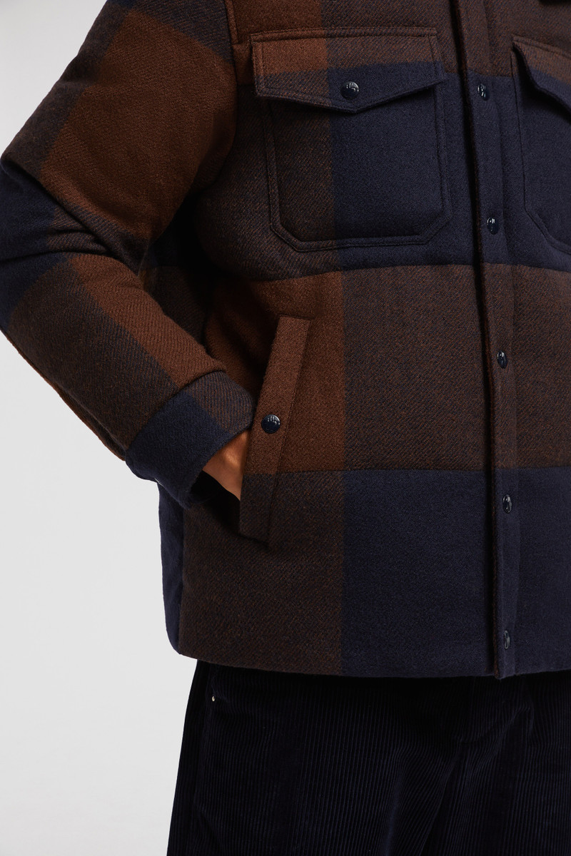 Ladurns Hooded Wool Down Shirt Jacket 6