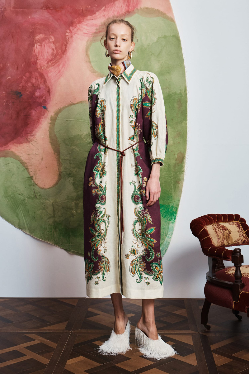 ALÉMAIS Ruthie Short Sleeve Shirtdress outlook