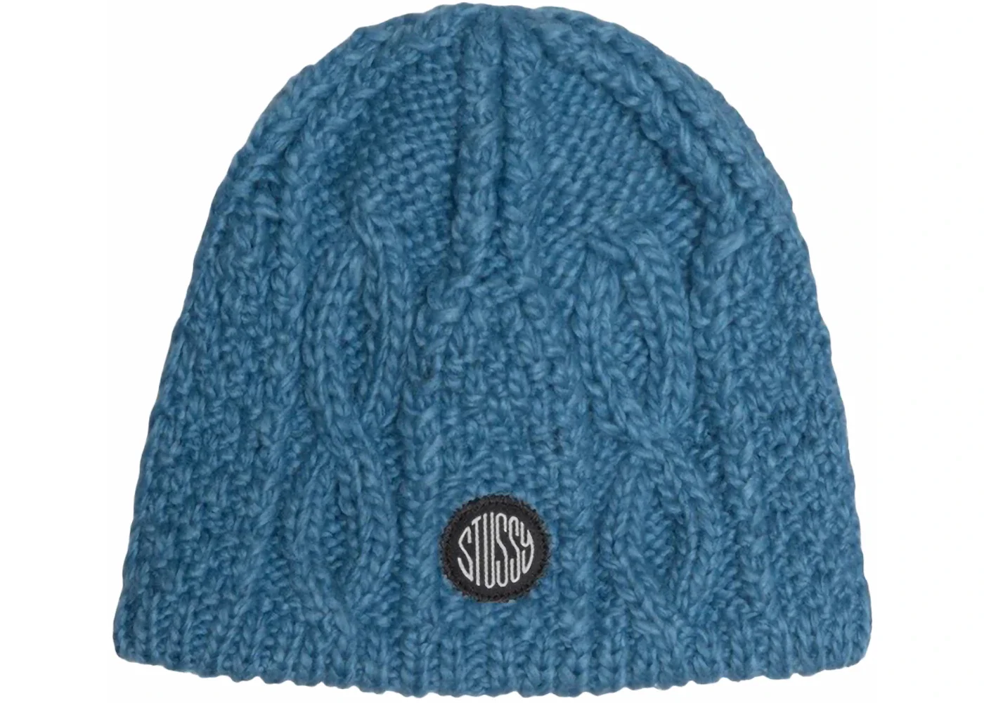 Stussy Skullcap Cable Knit Blue - 1