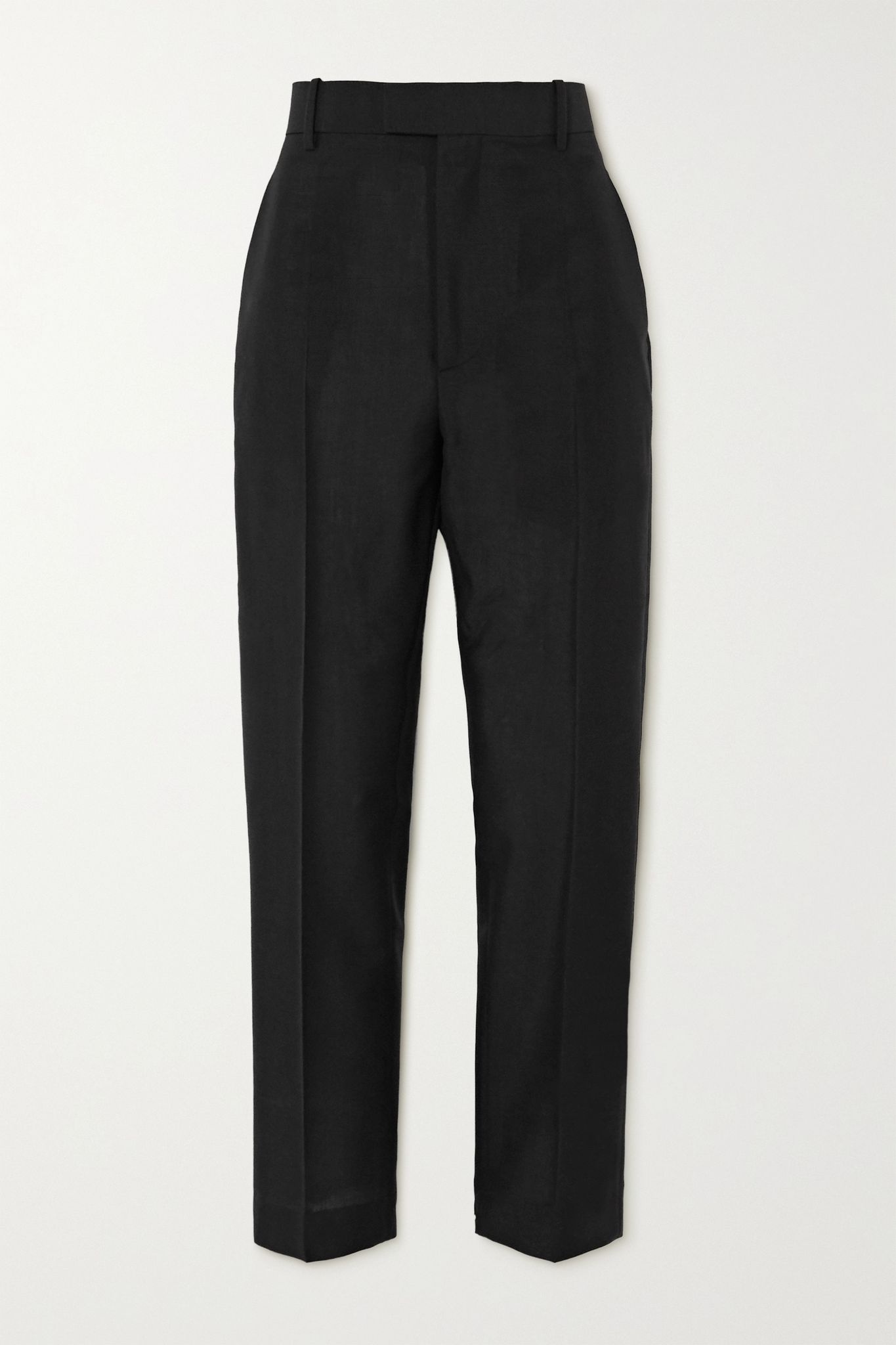 Mohair and wool-blend straight-leg pants  - 1