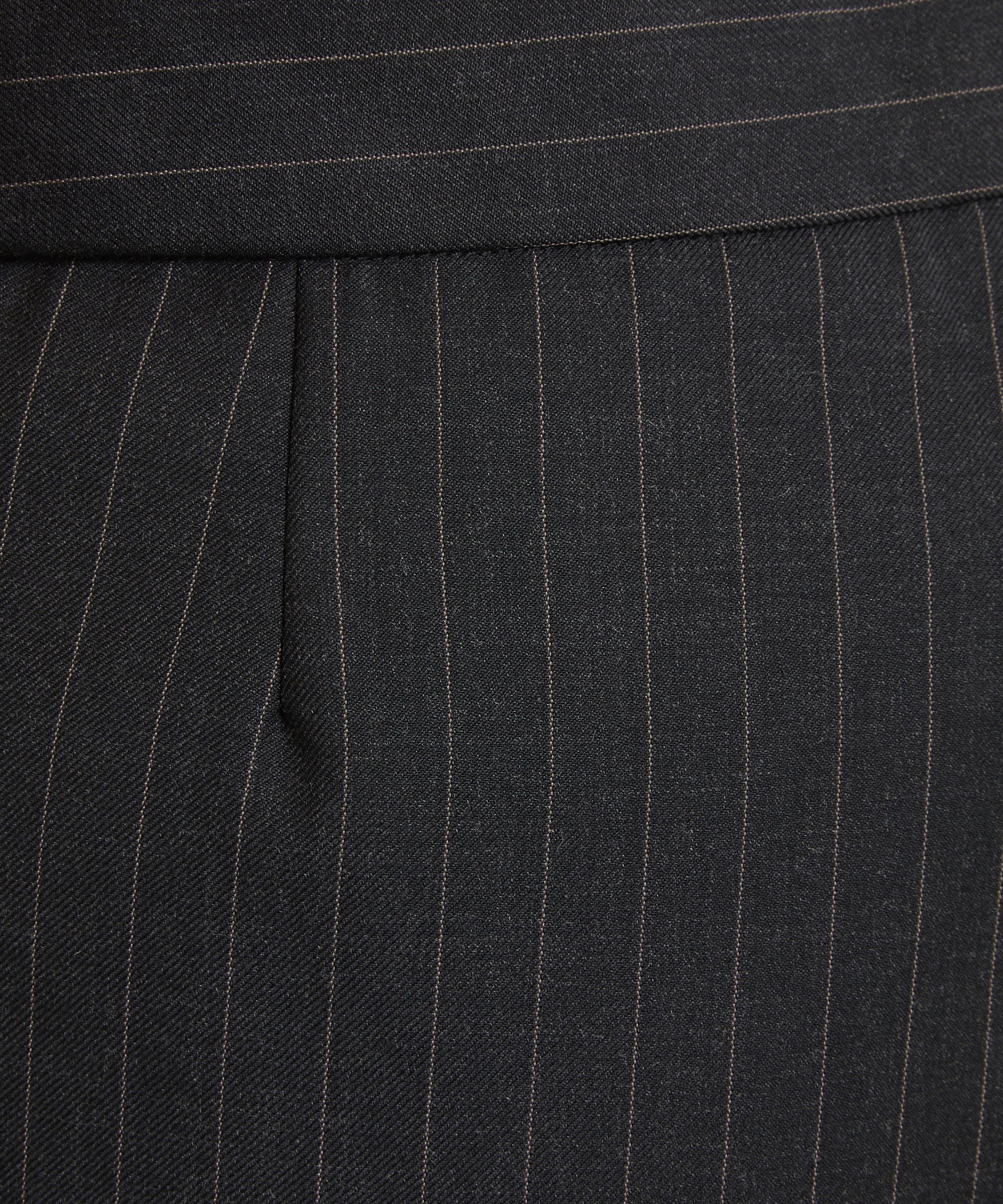 Deconstructed Pinstripe Trousers - 5