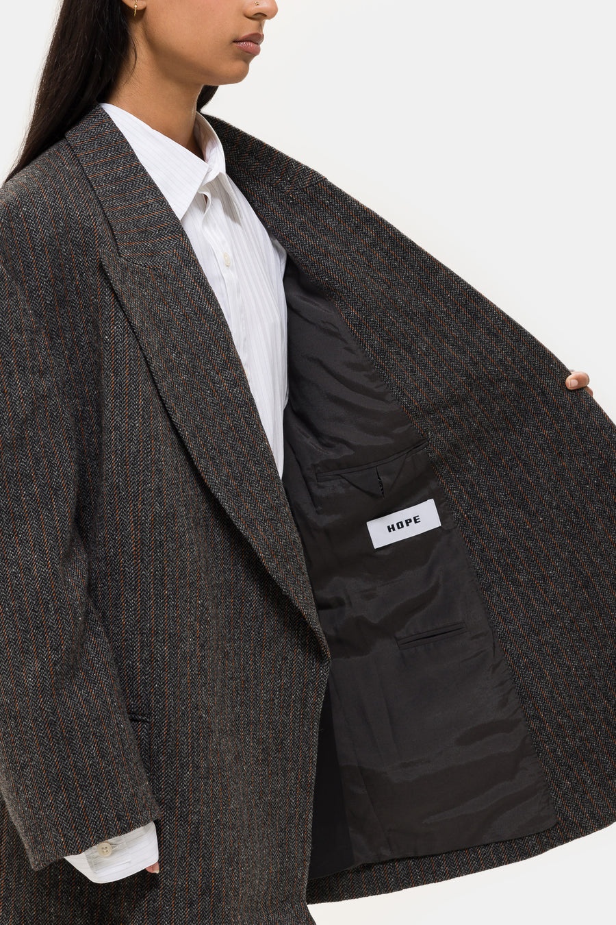 Strava Blazer in Grey - 5