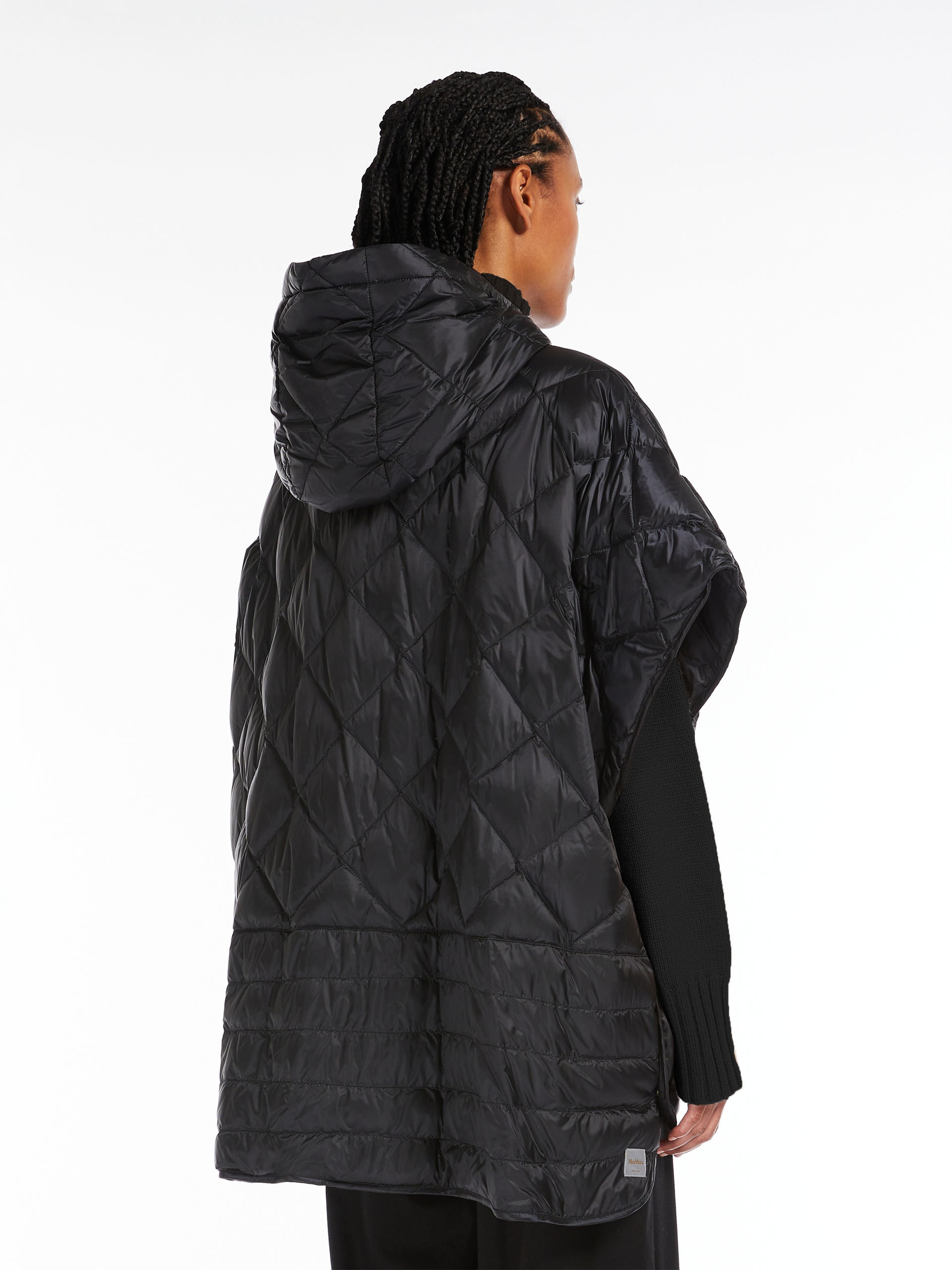 TREMAN Cape with hood in water-repellent canvas - 4