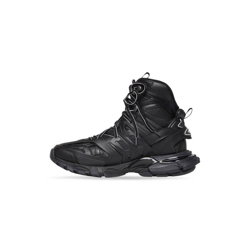 BALENCIAGA Men's Track Hike Sneaker  in Black outlook