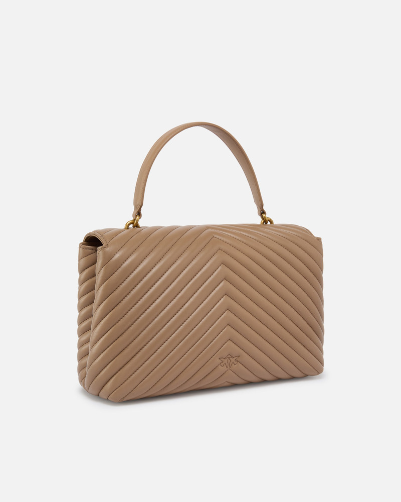 PINKO BIG LADY LOVE BAG PUFF CHEVRON outlook