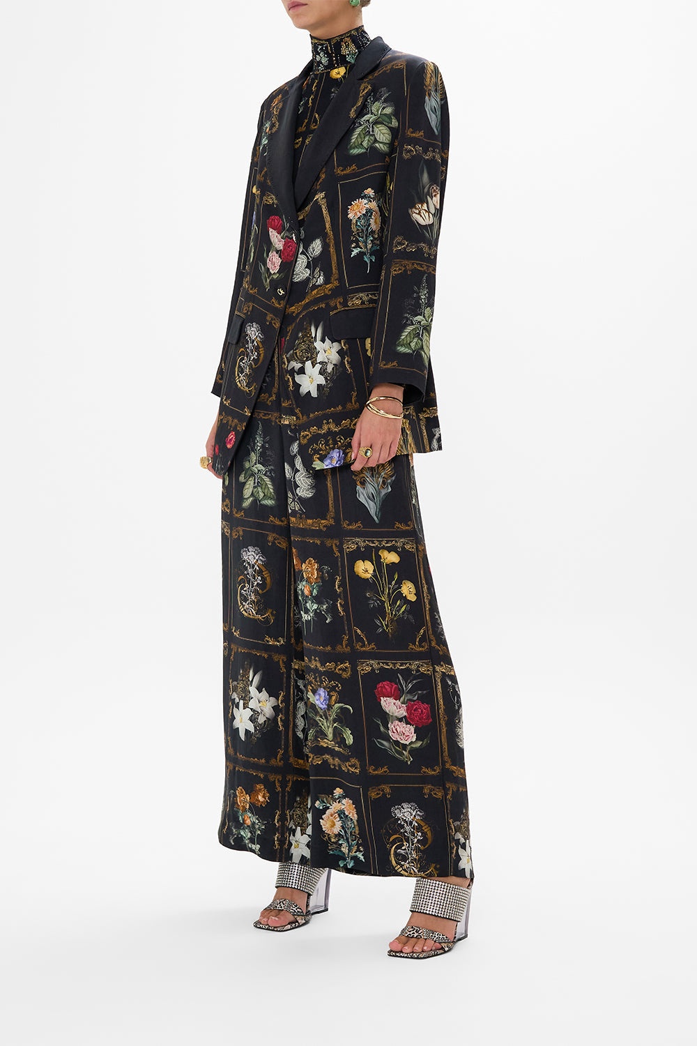 WIDE LEG WAISTED PANT - 10
