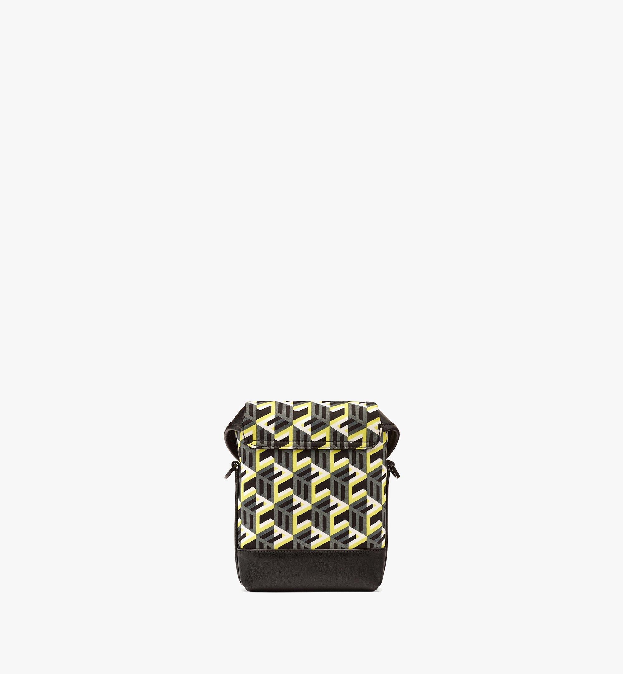 N/S Crossbody Bag in Cubic Monogram Nylon - 5