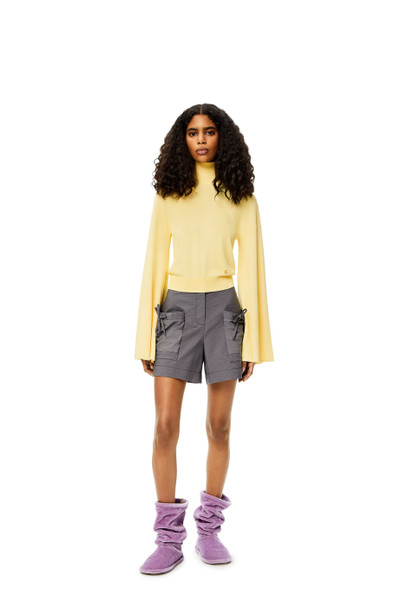 Loewe Cargo shorts in cotton and polyamide outlook