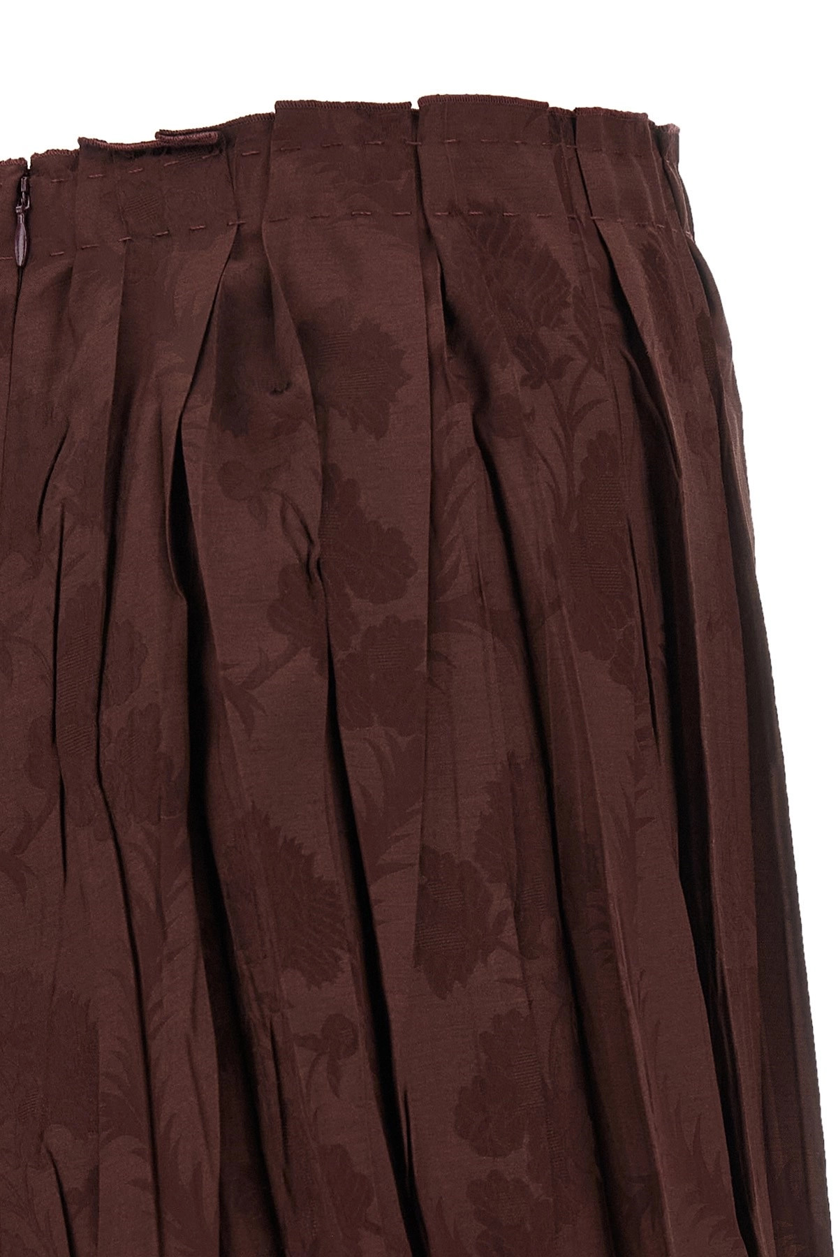 Jacquard floral patterned skirt - 4