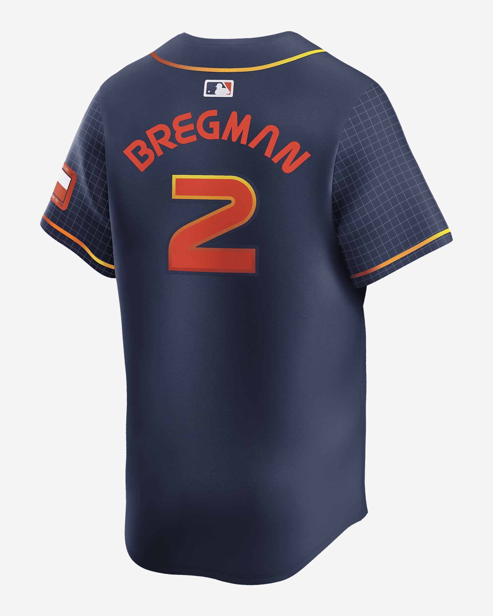 Alex Bregman Houston Astros City Connect Nike Men's Dri-FIT ADV MLB Limited Jersey - 2